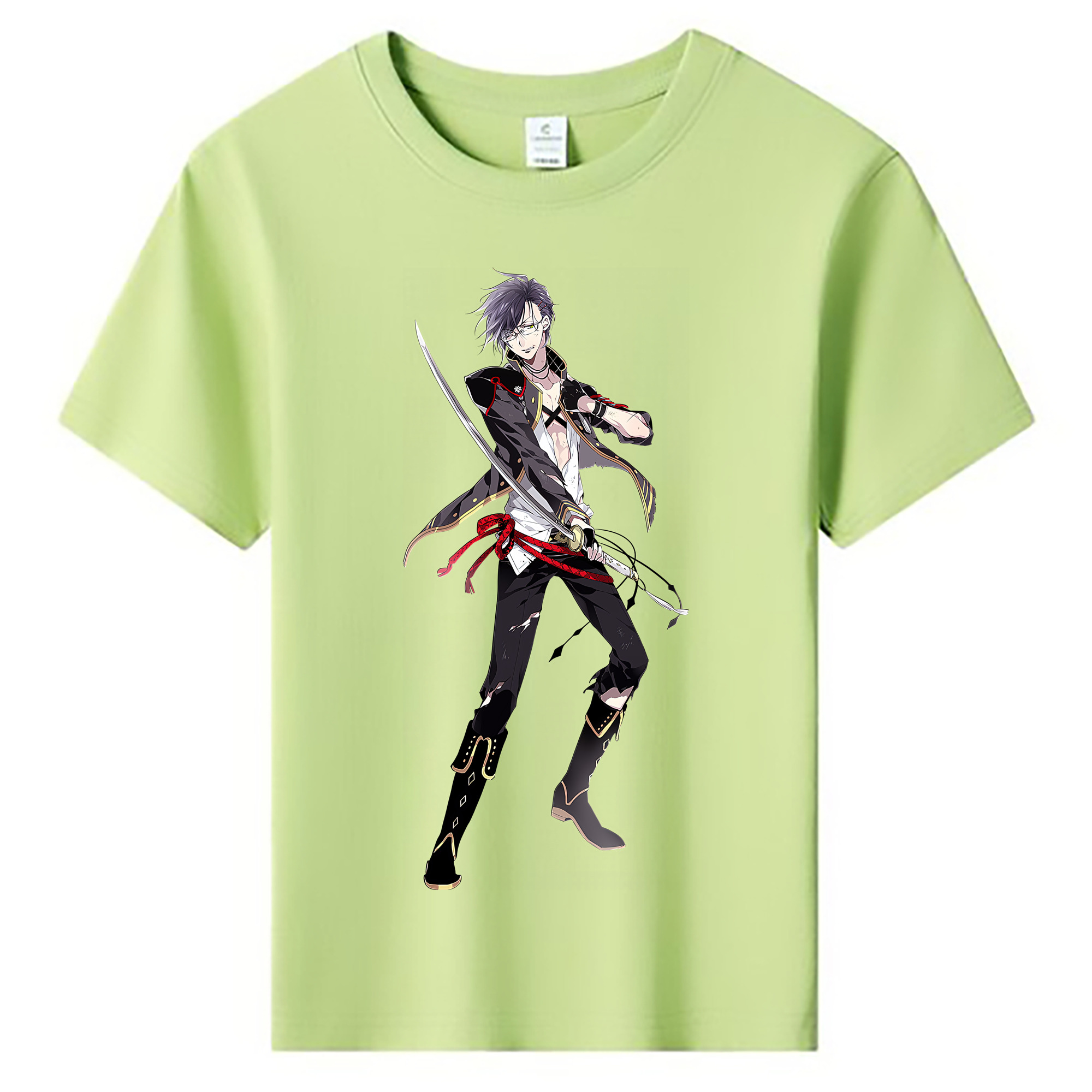 （画像用） 刀剣乱舞 Touken Ranbu 綿100％キッズTシャツ（フロントプリント）